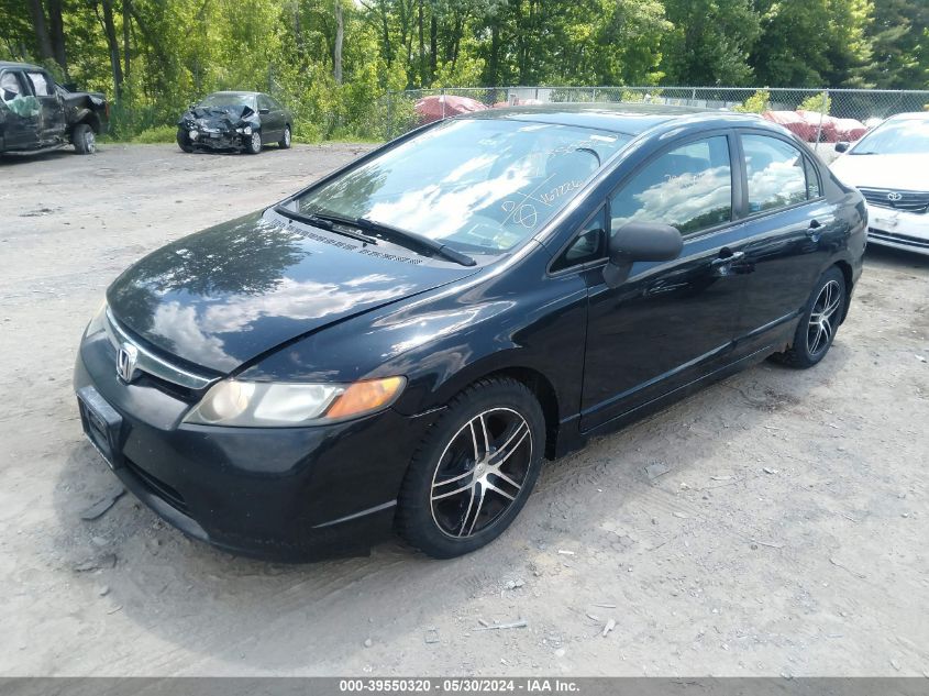 2007 HONDA CIVIC VIN: 1HGFA16837L018724