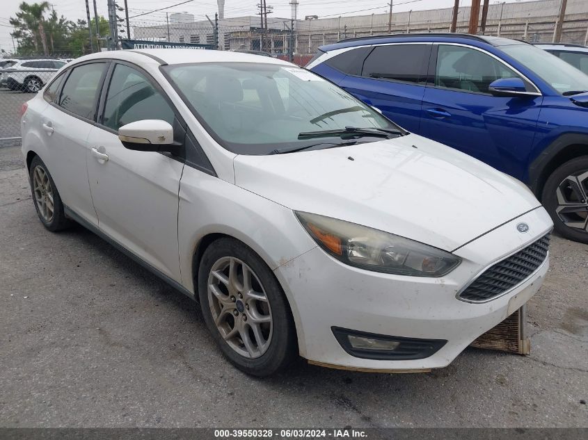 2015 Ford Focus Se VIN: 1FADP3F23FL287967 Lot: 39550328