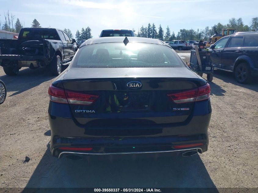 2018 Kia Optima Sx VIN: 5XXGW4L20JG245088 Lot: 39550337