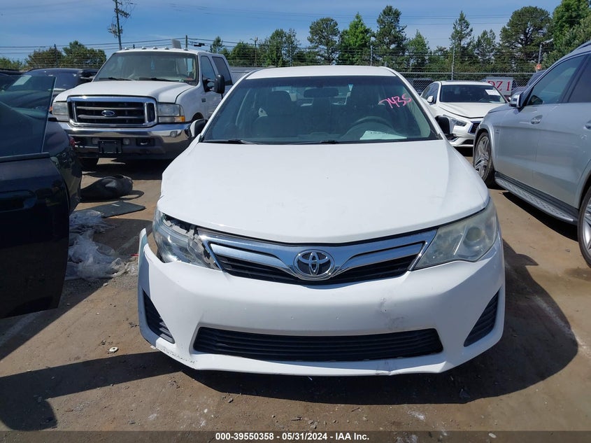 2012 Toyota Camry Le VIN: 4T1BF1FK4CU187435 Lot: 39550358