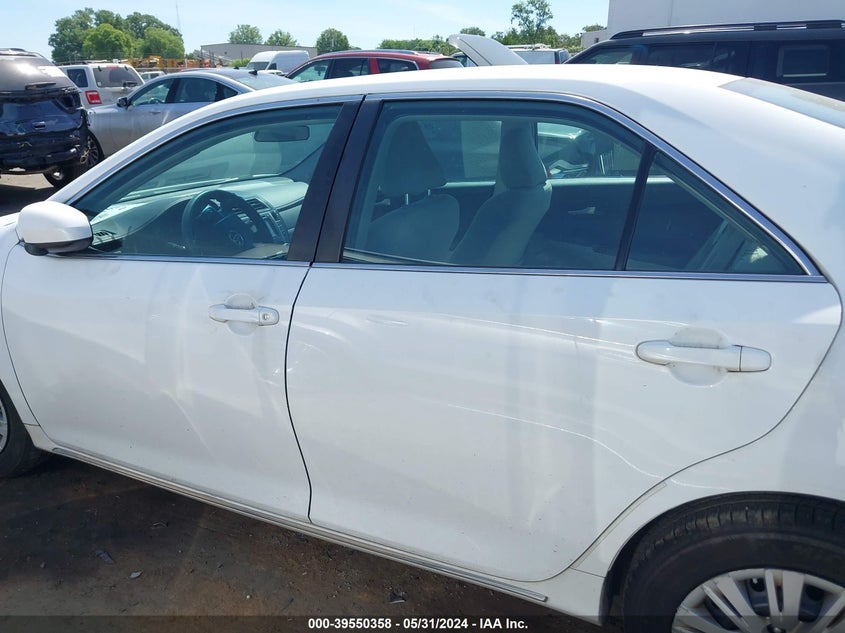 2012 Toyota Camry Le VIN: 4T1BF1FK4CU187435 Lot: 39550358