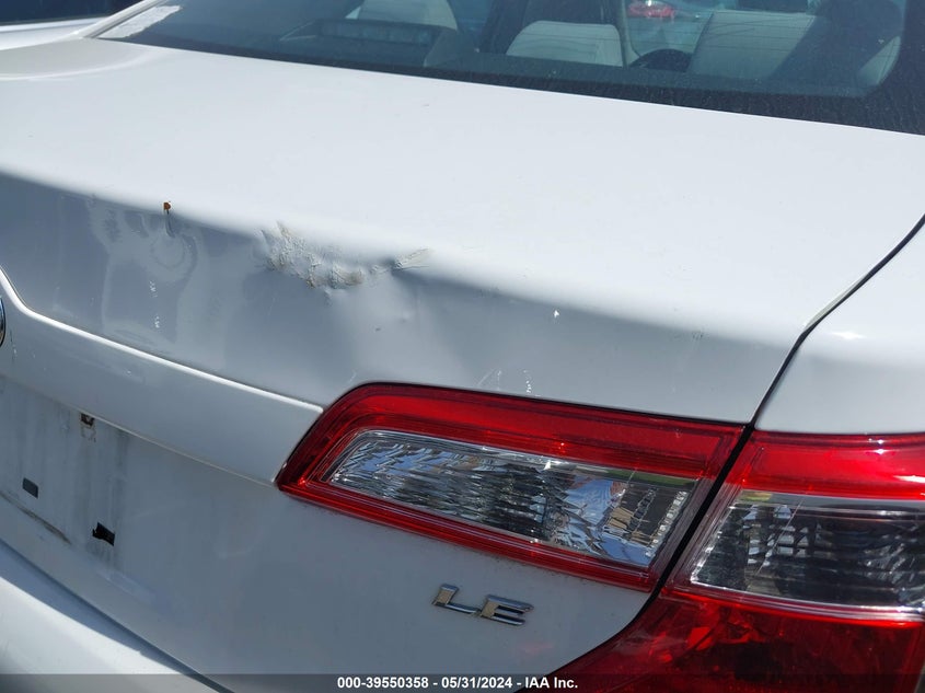 2012 Toyota Camry Le VIN: 4T1BF1FK4CU187435 Lot: 39550358