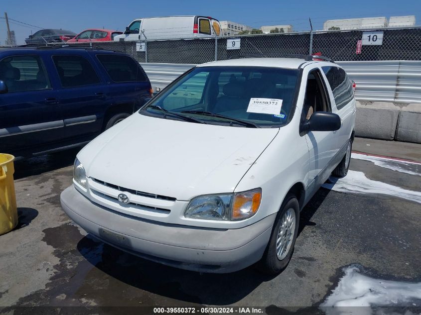 1999 Toyota Sienna Le VIN: 4T3ZF13C3XU120852 Lot: 39550372