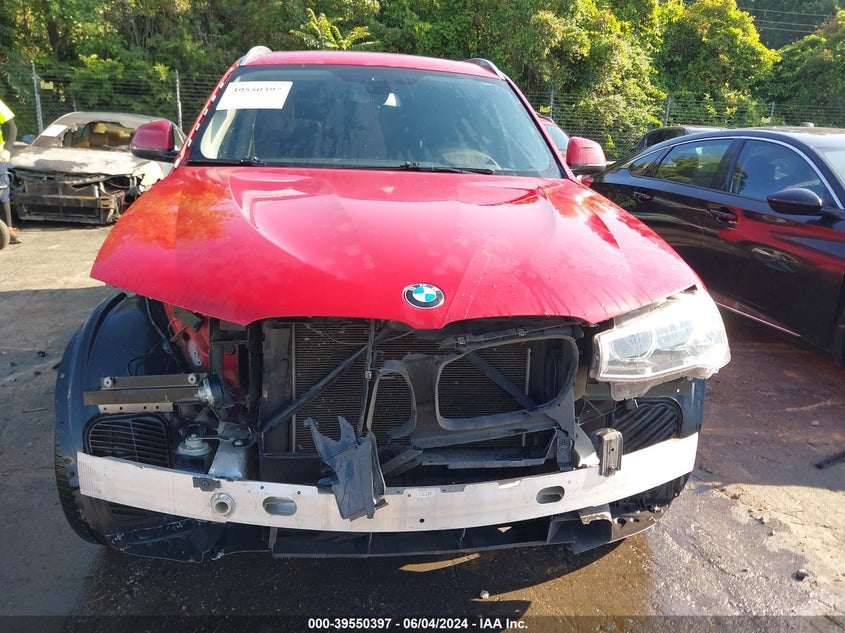 2017 BMW X3 Sdrive28I VIN: 5UXWZ7C34H0V90700 Lot: 39550397