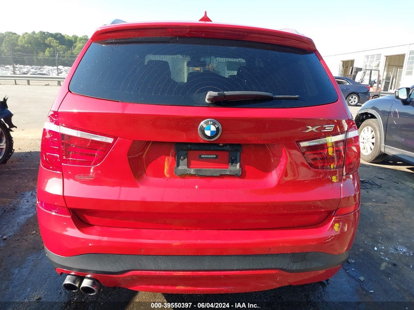 2017 BMW X3 Sdrive28I VIN: 5UXWZ7C34H0V90700 Lot: 39550397
