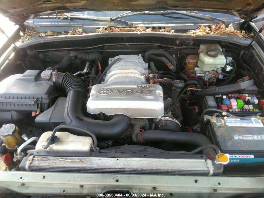 2003 Toyota 4Runner Sr5 V8 VIN: JTEBT14R538002052 Lot: 39550404