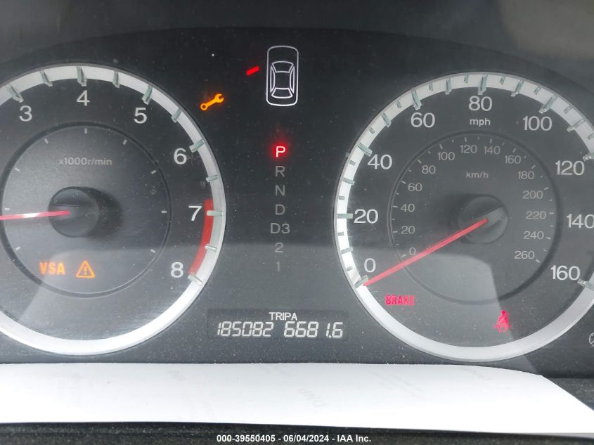 2009 Honda Accord 2.4 Lx VIN: 1HGCP26329A010432 Lot: 39550405