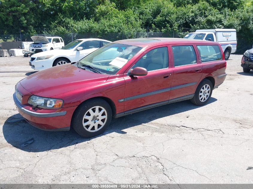 2002 Volvo V70 2.4 VIN: YV1SW61RX22216463 Lot: 39550409