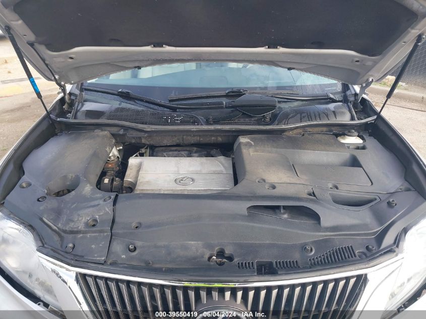 2011 Lexus Rx 350 VIN: 2T2BK1BA7BC096700 Lot: 39550419