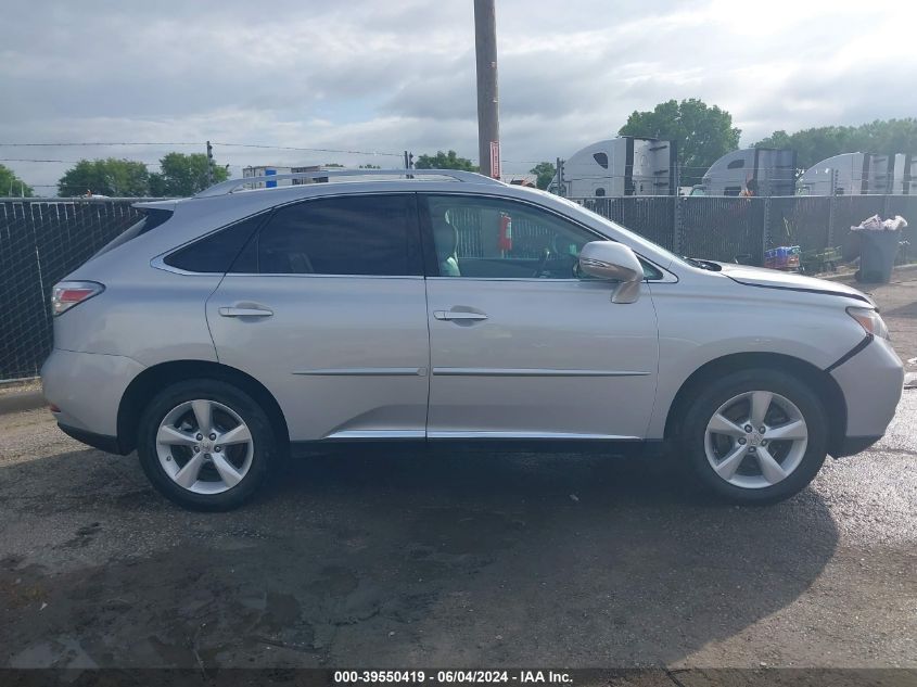 2011 Lexus Rx 350 VIN: 2T2BK1BA7BC096700 Lot: 39550419