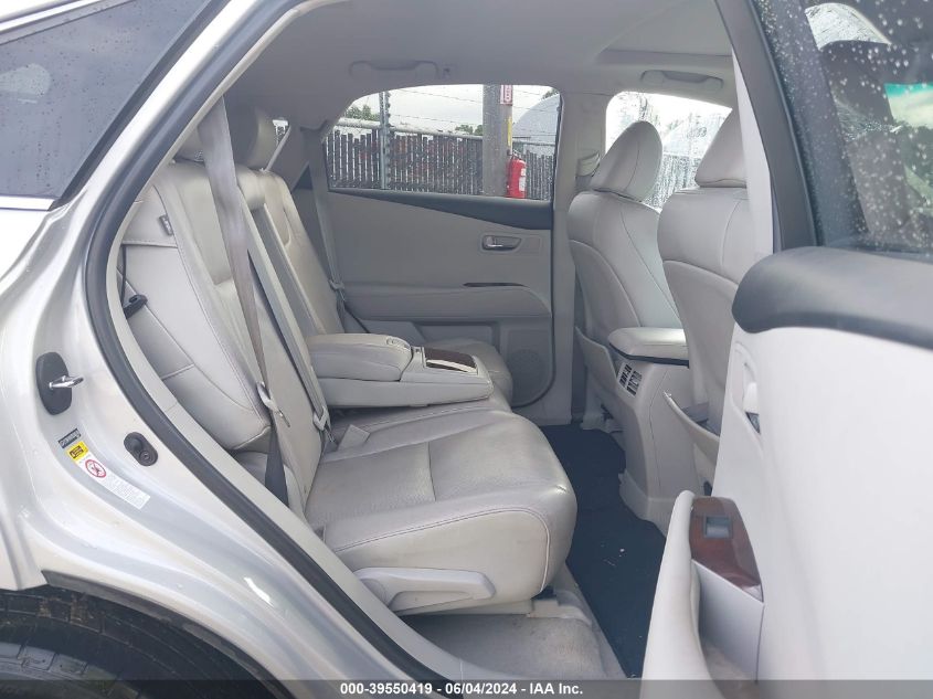 2011 Lexus Rx 350 VIN: 2T2BK1BA7BC096700 Lot: 39550419
