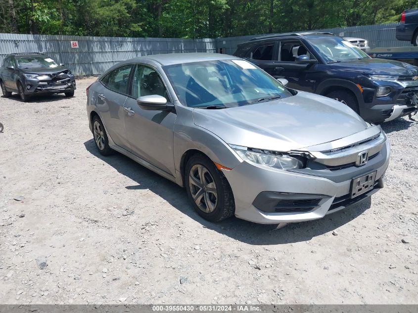 2018 Honda Civic Lx VIN: 2HGFC2F55JH532388 Lot: 39550430