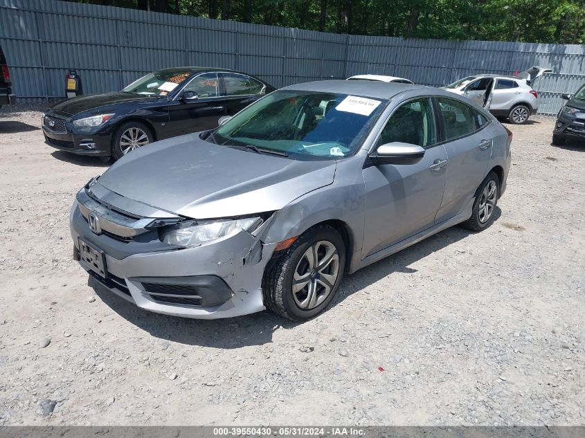 2018 Honda Civic Lx VIN: 2HGFC2F55JH532388 Lot: 39550430