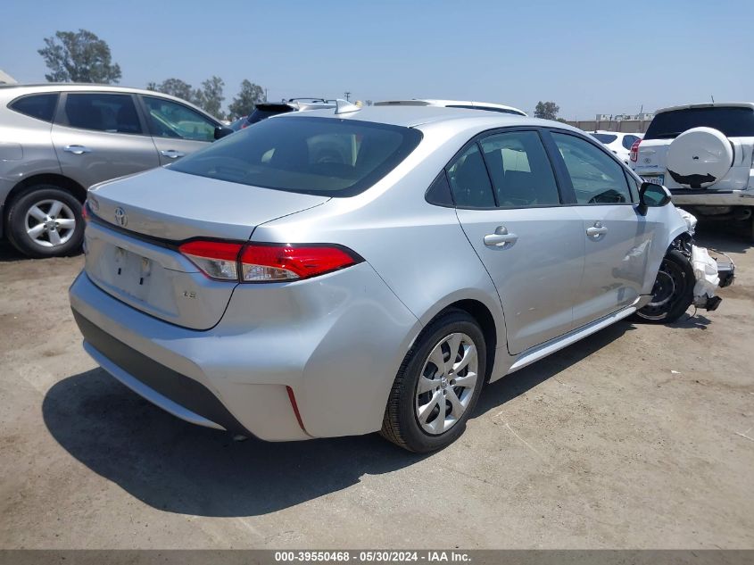 2020 Toyota Corolla Le VIN: JTDEPRAE2LJ069156 Lot: 39550468