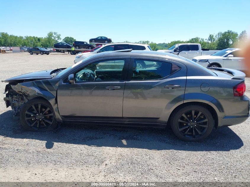 2014 Dodge Avenger Sxt VIN: 1C3CDZCG3EN218818 Lot: 39550471