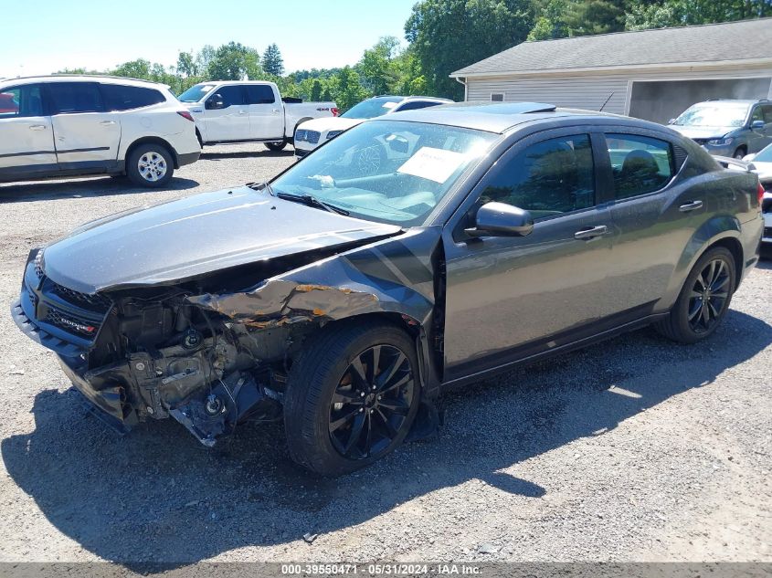 2014 Dodge Avenger Sxt VIN: 1C3CDZCG3EN218818 Lot: 39550471