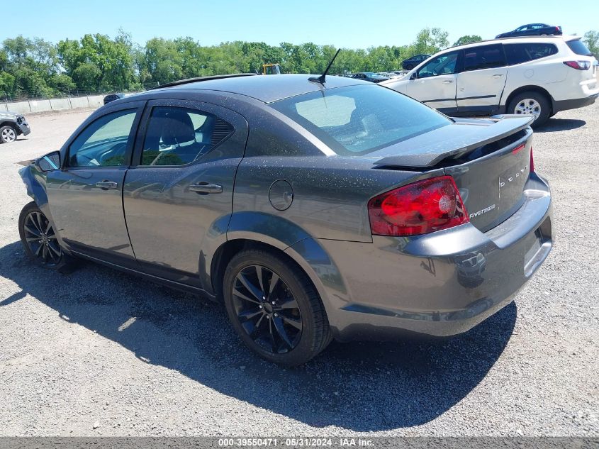 2014 Dodge Avenger Sxt VIN: 1C3CDZCG3EN218818 Lot: 39550471