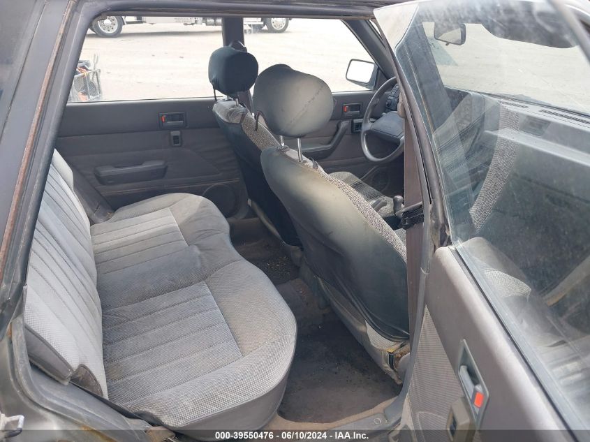 1989 Subaru Gl 4Wd VIN: JF2AN53BXKE412451 Lot: 39550476