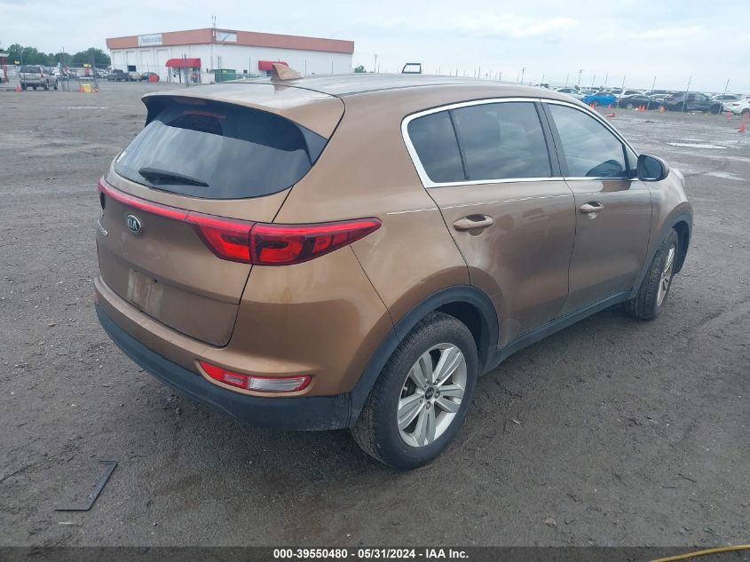 2017 Kia Sportage Lx VIN: KNDPM3ACXH7077782 Lot: 39550480