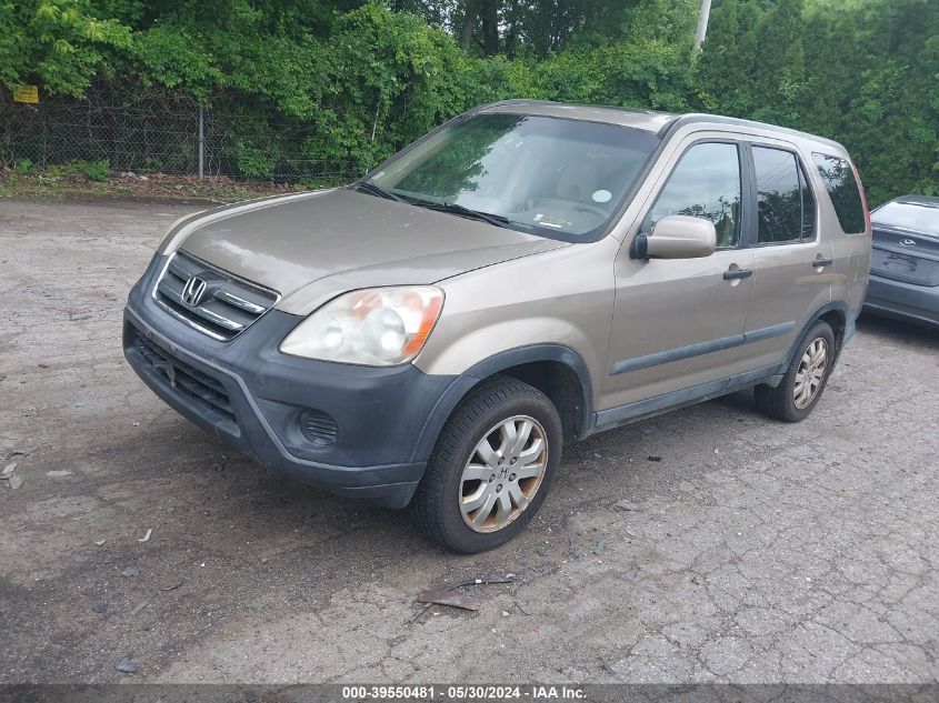 2006 Honda Cr-V Ex VIN: SHSRD78896U445399 Lot: 39550481