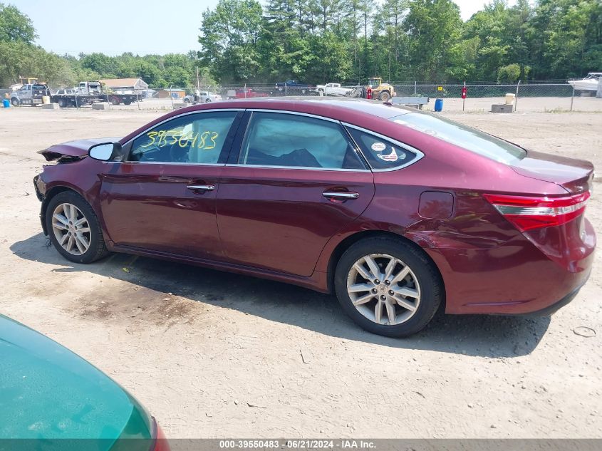 2014 Toyota Avalon Xle Premium VIN: 4T1BK1EB5EU126790 Lot: 39550483