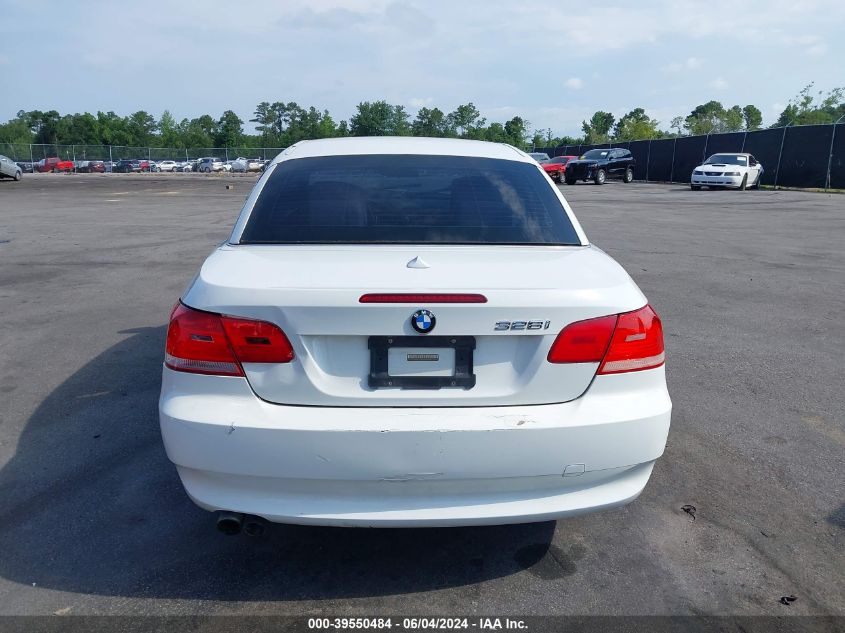 2008 BMW 328I VIN: WBAWL135X8PX19299 Lot: 39550484