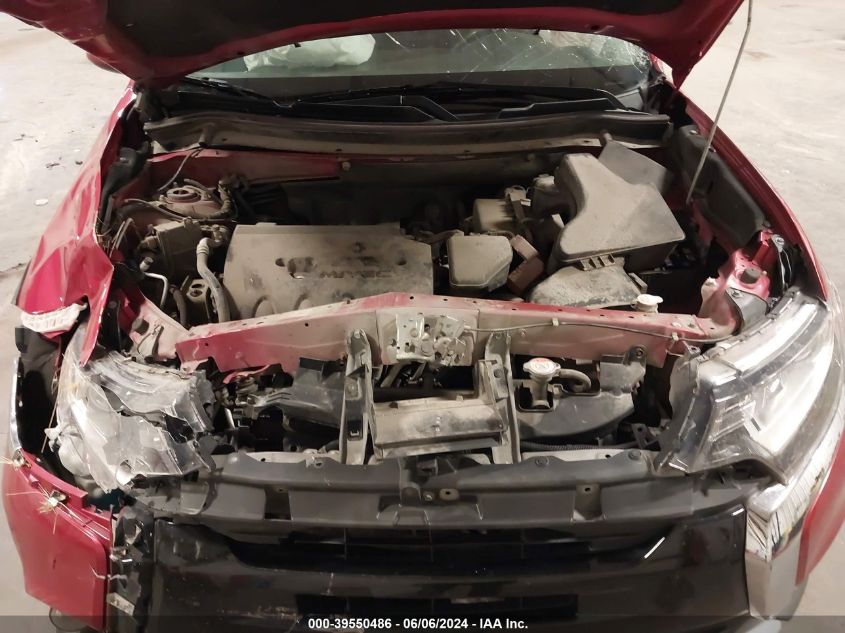 2018 Mitsubishi Outlander Se VIN: JA4AD3A39JZ041463 Lot: 39550486