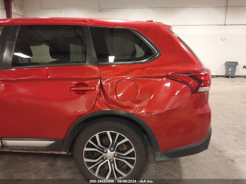 2018 Mitsubishi Outlander Se VIN: JA4AD3A39JZ041463 Lot: 39550486