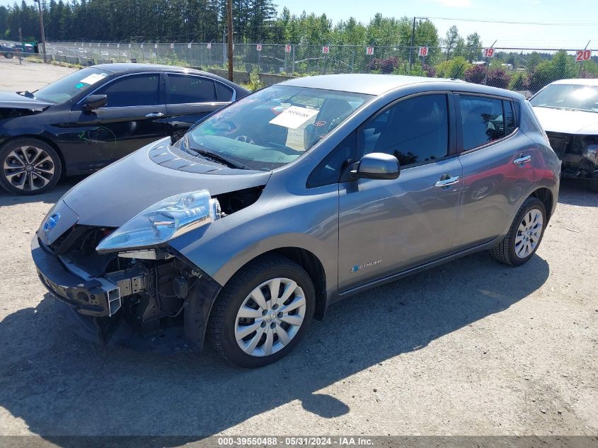 2016 Nissan Leaf S VIN: 1N4AZ0CP7GC300202 Lot: 39550488