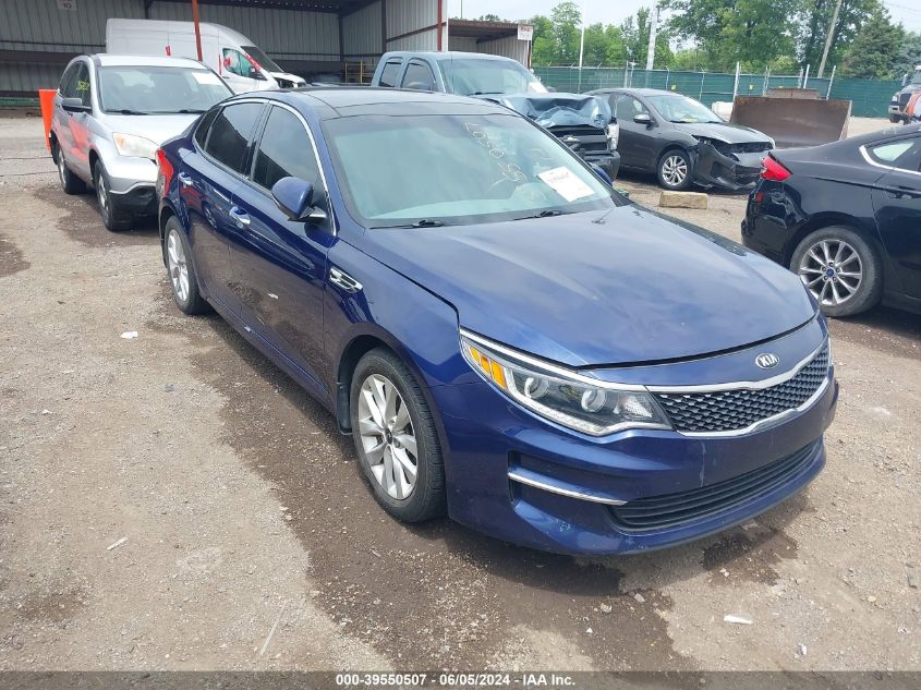 2016 Kia Optima Ex VIN: 5XXGU4L37GG010372 Lot: 39550507