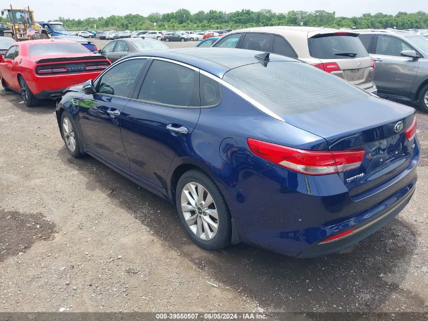 2016 Kia Optima Ex VIN: 5XXGU4L37GG010372 Lot: 39550507