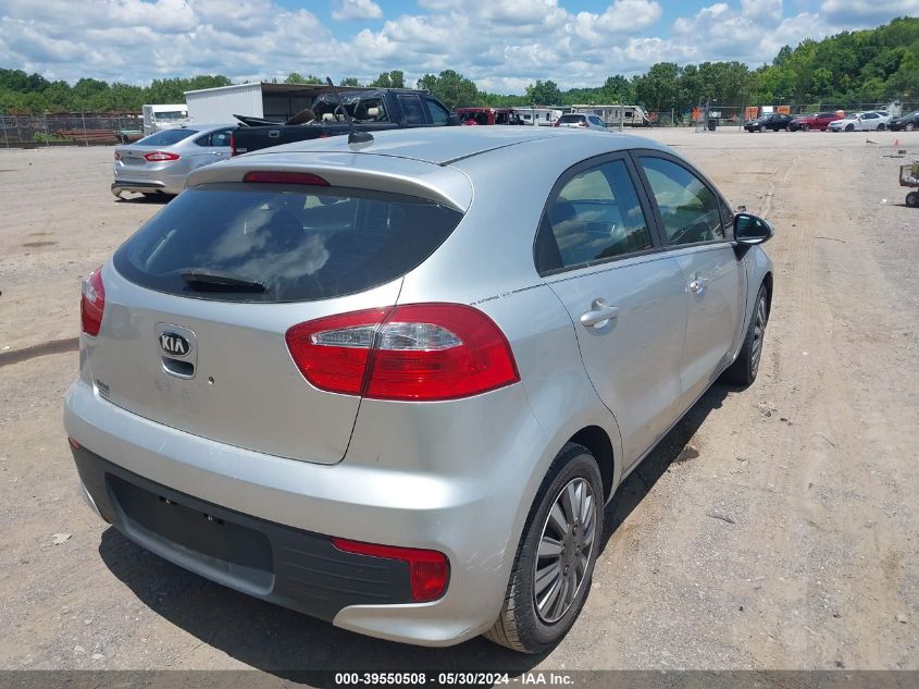 2016 Kia Rio Lx VIN: KNADM5A38G6686806 Lot: 39550508