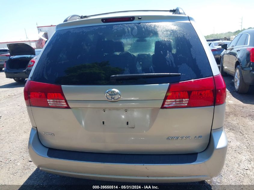 2004 Toyota Sienna Le VIN: 5TDZA23C04S178113 Lot: 39550514