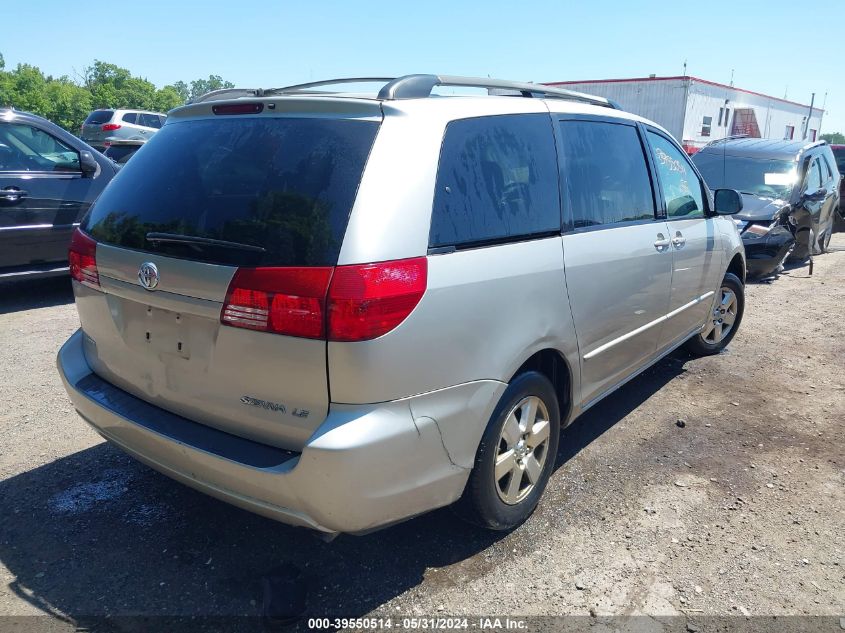 2004 Toyota Sienna Le VIN: 5TDZA23C04S178113 Lot: 39550514