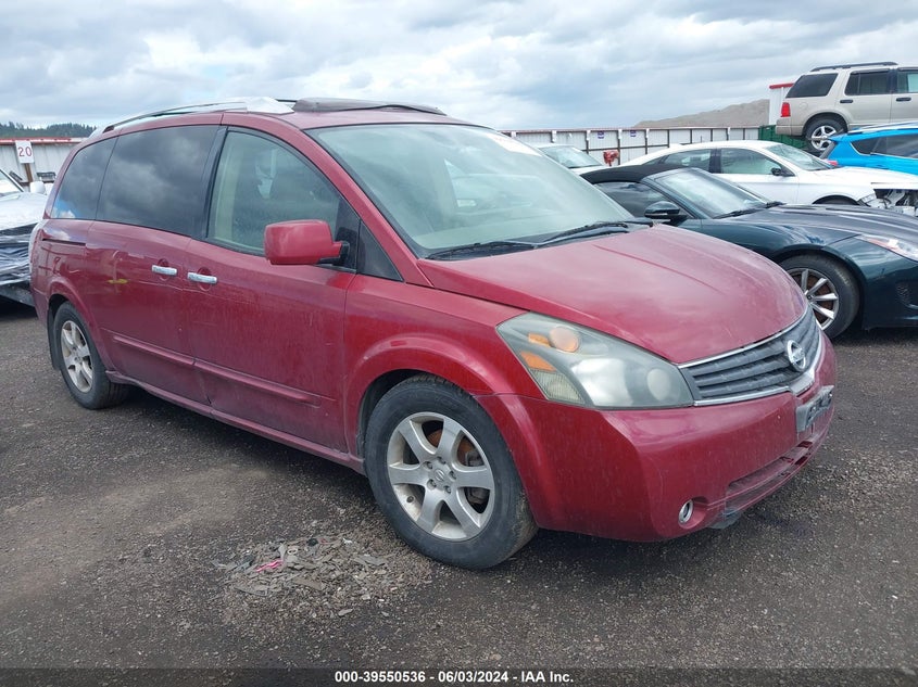 2007 Nissan Quest 3.5 Se VIN: 5N1BV28U37N128979 Lot: 39550536