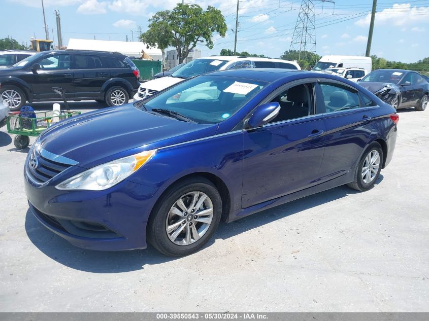 2014 Hyundai Sonata Gls VIN: 5NPEB4AC7EH920413 Lot: 39550543