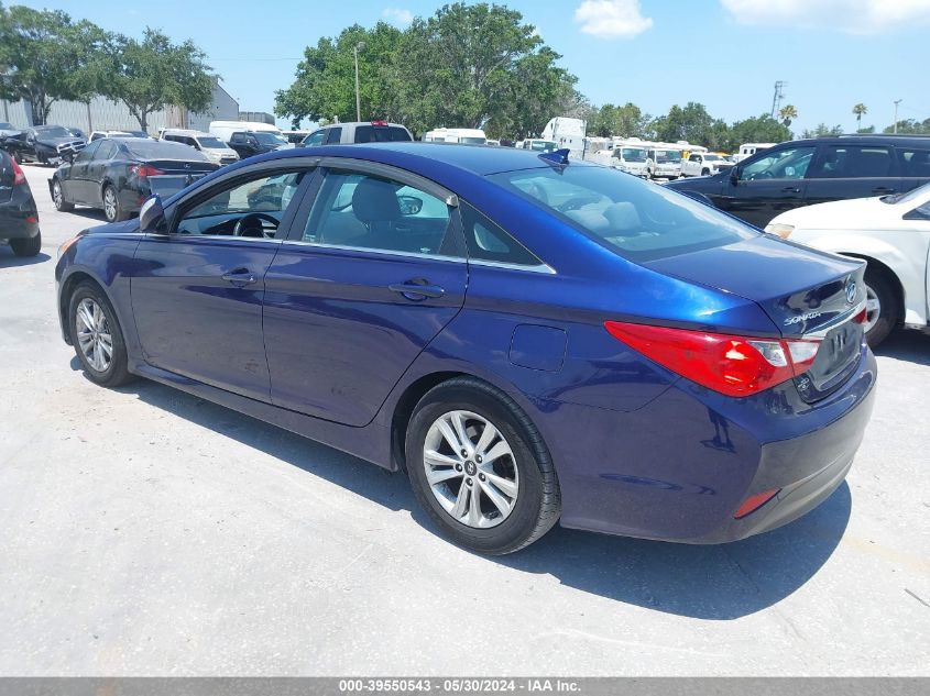 2014 Hyundai Sonata Gls VIN: 5NPEB4AC7EH920413 Lot: 39550543