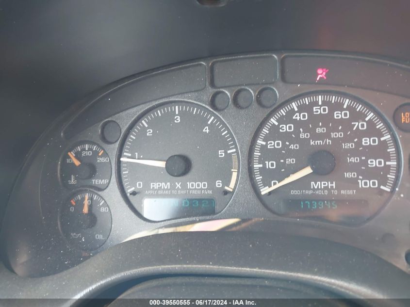 2003 GMC Sonoma Sls VIN: 1GTCT19X638172484 Lot: 39550555