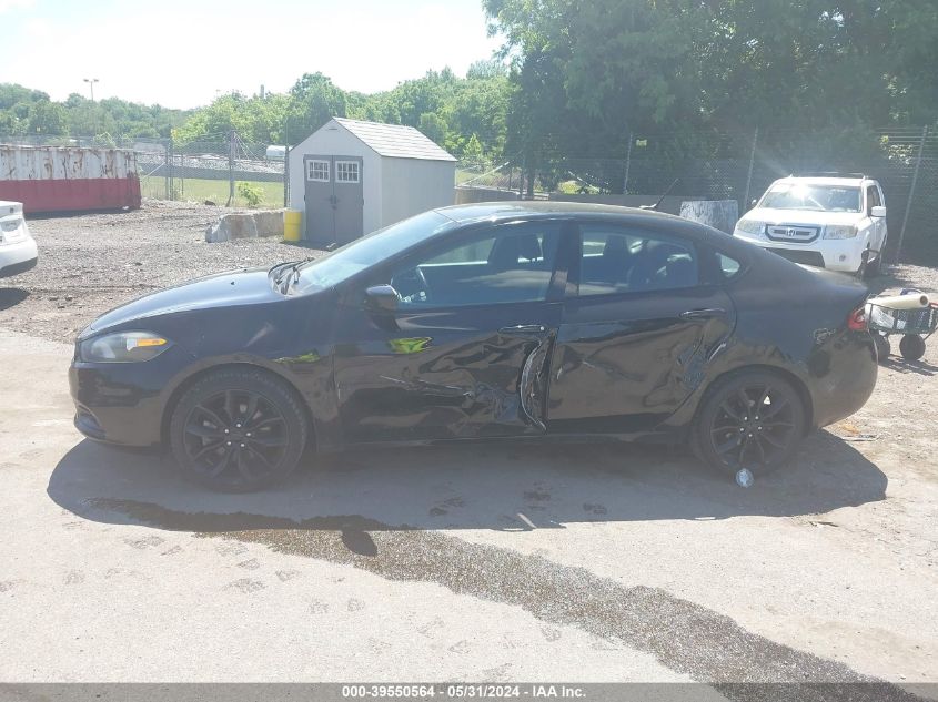 2016 Dodge Dart Sxt Sport Blacktop VIN: 1C3CDFFA1GD817571 Lot: 39550564