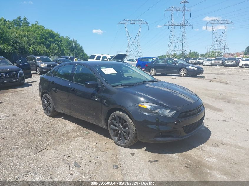 2016 Dodge Dart Sxt Sport Blacktop VIN: 1C3CDFFA1GD817571 Lot: 39550564