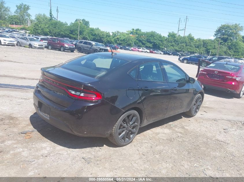 2016 Dodge Dart Sxt Sport Blacktop VIN: 1C3CDFFA1GD817571 Lot: 39550564