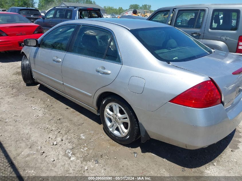 2006 Honda Accord 2.4 Se VIN: 1HGCM55386A126855 Lot: 39550590