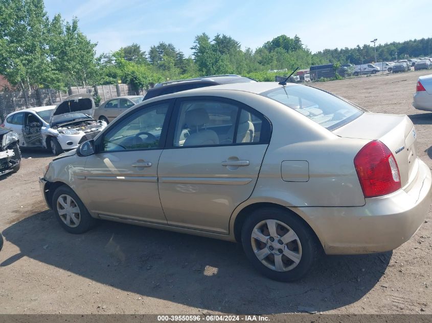 2006 Hyundai Accent Gls VIN: KMHCN46CX6U054068 Lot: 39550596