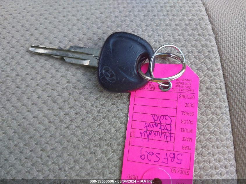 2006 Hyundai Accent Gls VIN: KMHCN46CX6U054068 Lot: 39550596