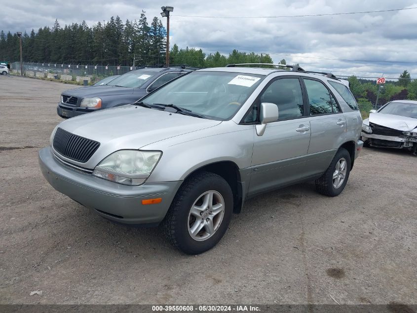 2001 Lexus Rx 300 VIN: JTJHF10U010189239 Lot: 39550608