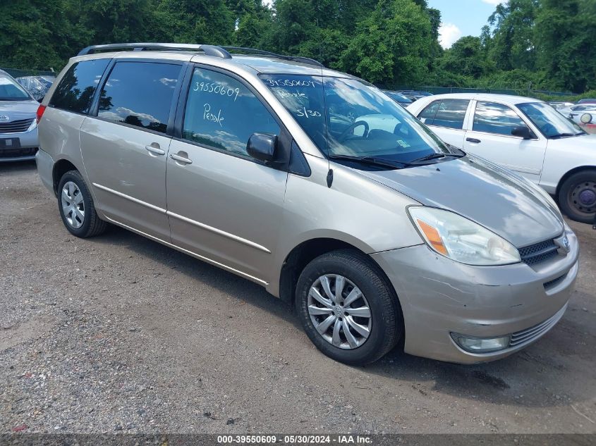 2005 Toyota Sienna Le VIN: 5TDZA23C35S376234 Lot: 39550609