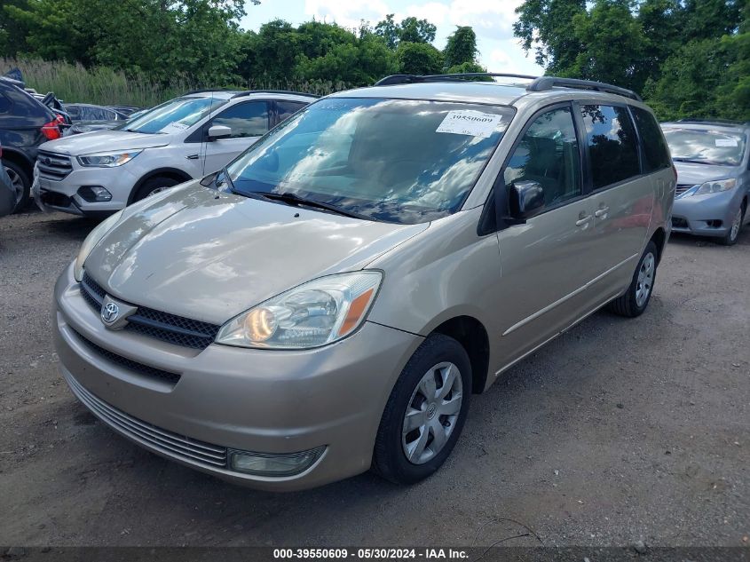 2005 Toyota Sienna Le VIN: 5TDZA23C35S376234 Lot: 39550609