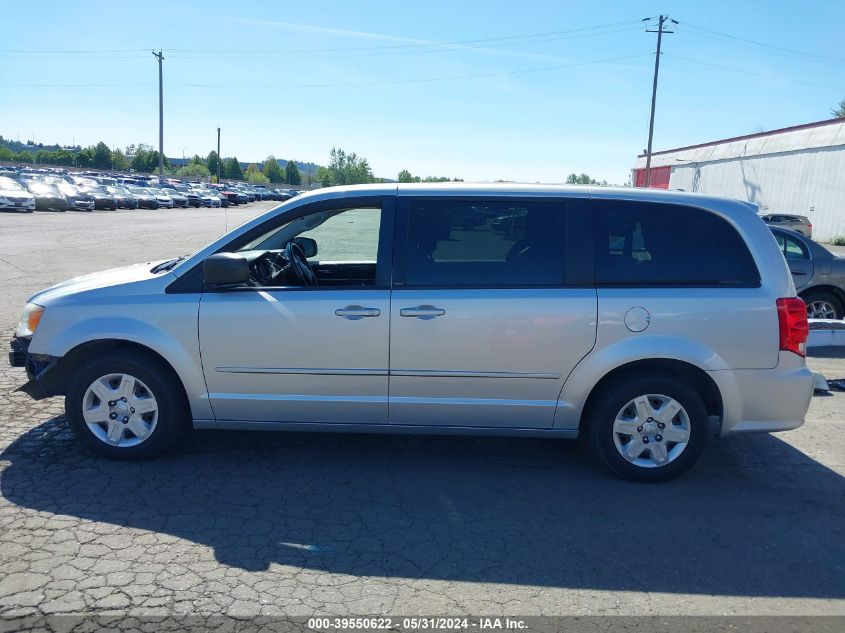 2012 Dodge Grand Caravan Se/Avp VIN: 2C4RDGBG3CR243794 Lot: 39550622