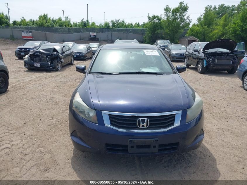 2008 Honda Accord 2.4 Lx VIN: 1HGCP263X8A044505 Lot: 39550635