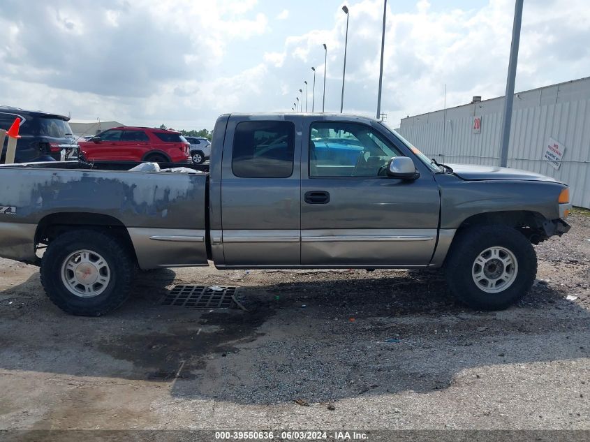 2000 GMC Sierra 1500 Sle VIN: 1GTEK19T2YE233833 Lot: 39550636